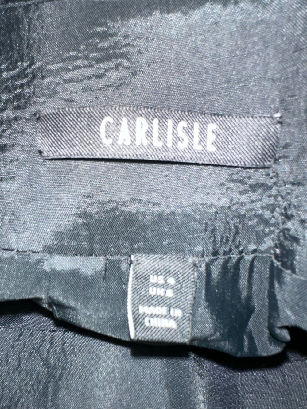 Carlisle Black Tailored Pencil Skirt - Picture 4 of 5